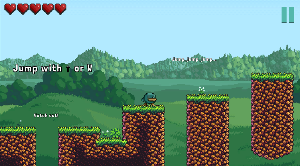 Veylith Screenshot - Jumping platforms